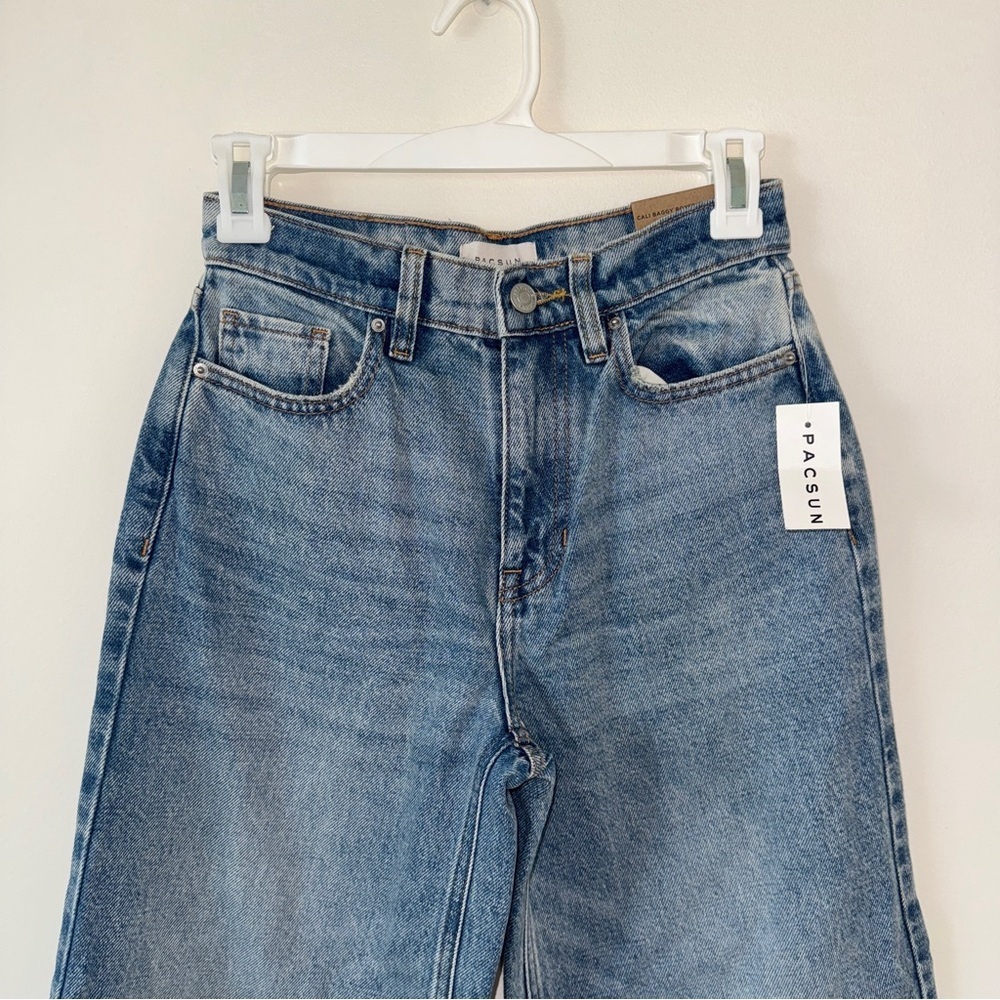 NWT PacSun Cali Medium Indigo Baggy Boyfriend Jeans 22 - Picture 3 of 7
